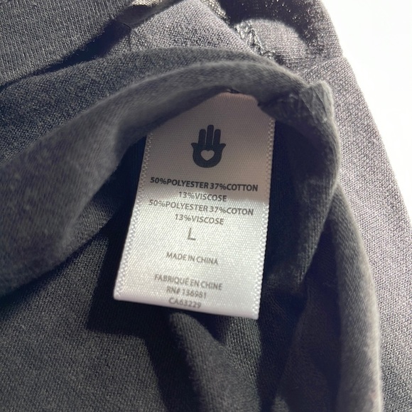 Spiritual Gangster “GRATEFUL” Crop Tank  | Gray| Large | NWT - Picture 6 of 8